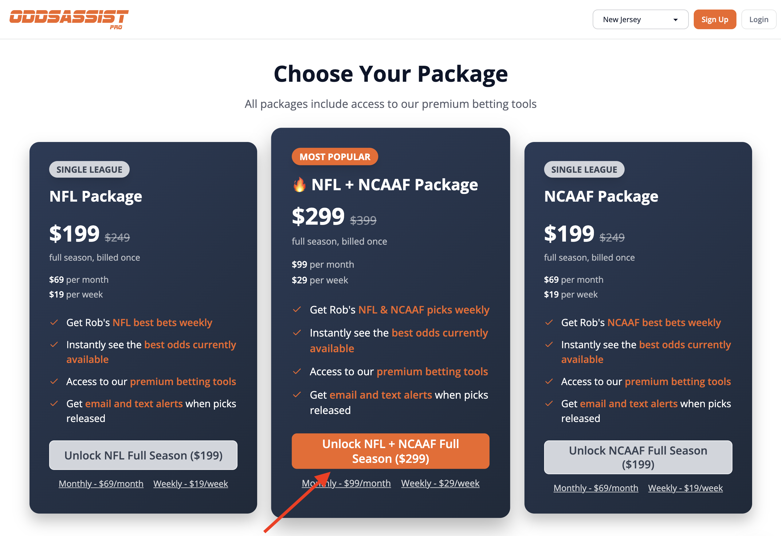 Choose picks package